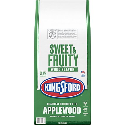 Kingsford Original Barbecue Charcoal Briquettes For Grilling With Applewood - 16 Lbs - Image 1