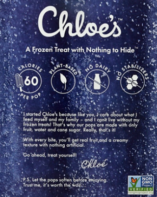 Chloe's Blueberry Pops - 4-2.5 Fl. Oz. - Image 6