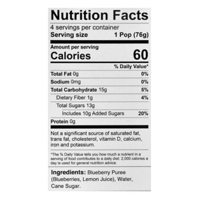 Chloe's Blueberry Pops - 4-2.5 Fl. Oz. - Image 4