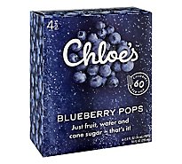 Chloes Pops Blueberry - 4-2.5 Fl. Oz.