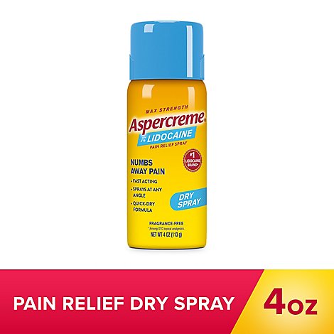 Aspercreme Spray With Lidocaine - 4 Oz