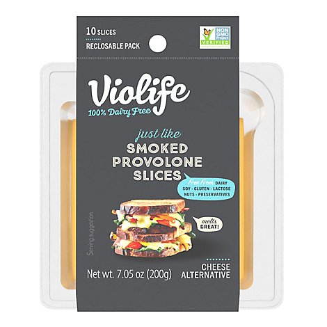 Violife Cheese Provlne Smkd Slice - 7.05 Oz