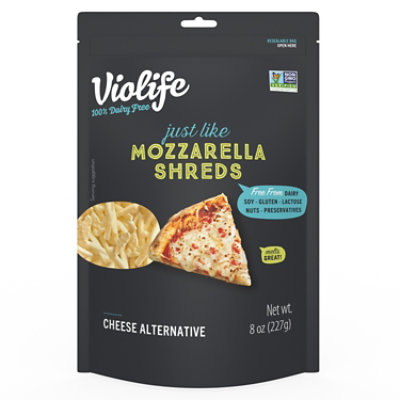 Violife Just Like Mozzarella Shreds Dairy-Free Vegan - 8 Oz - Image 1