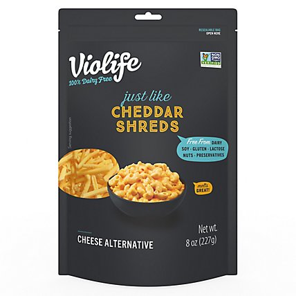 Violife Cheese Shreds Chdr Vegan - 8 Oz - Image 2