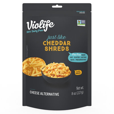 Violife Just Like Cheddar Shreds Dairy-Free Vegan - 8 Oz - Image 1