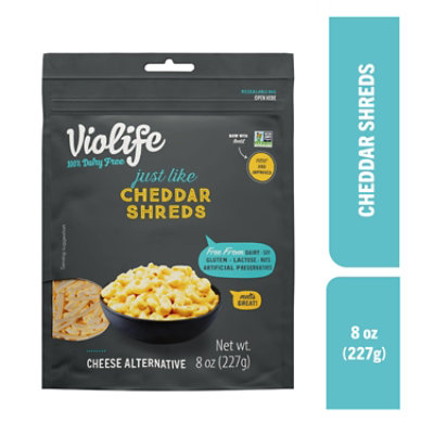 Violife Cheese Shreds Chdr Vegan - 8 Oz