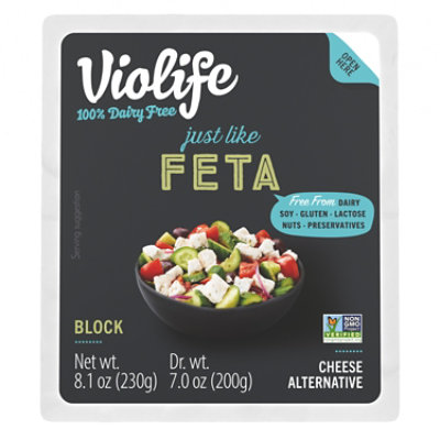 Violife Just Like Feta Block Dairy-Free Vegan - 8.1 Oz - Image 1