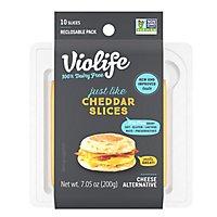 Violife Cheese Slices Cheddar Jl - 7.05 Oz - Image 2