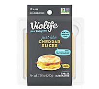 Violife Cheese Slices Cheddar Jl - 7.05 Oz