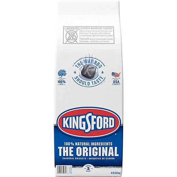Kingsford Original Barbecue Charcoal Briquettes For Grilling - 8 Lbs