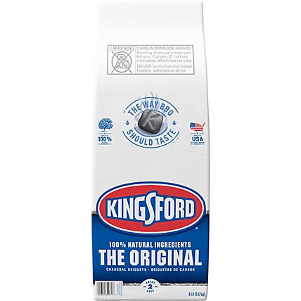 Kingsford Original Barbecue Charcoal Briquettes For Grilling - 8 Lbs - Image 1
