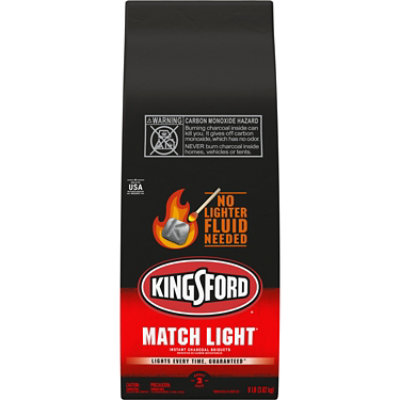 Kingsford Charcoal Briquets Match Light - 8 Lb
