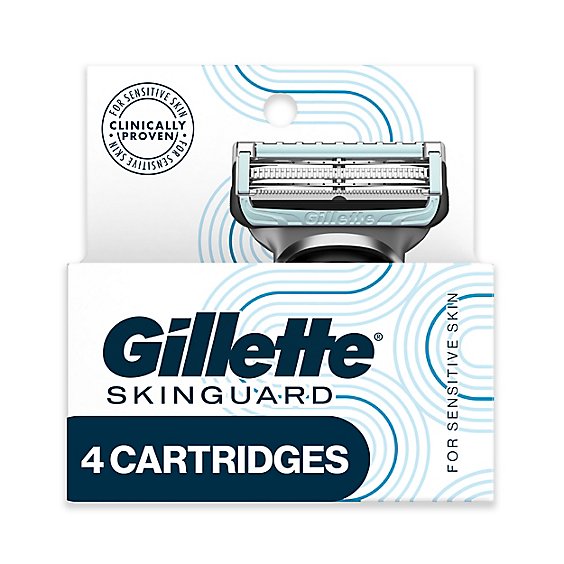 Gillette SkinGuard Mens Razor Blade Blade Refills - 4 Count
