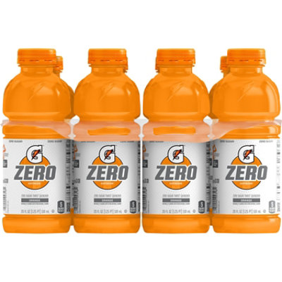 Gatorade Zero Sugar Orange Sports Drink - 8-20 Oz