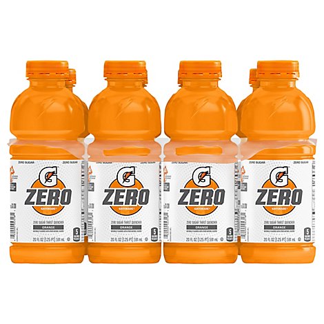 Gatorade Zero Thirst Quencher Zero Sugar Orange - 8-20 Fl. Oz.
