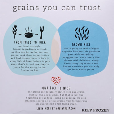 Grain Trust Brown Rice Steamed Microwavable - 30 Oz - Image 6