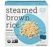 Grain Trust Brown Rice Steamed Microwavable - 30 Oz