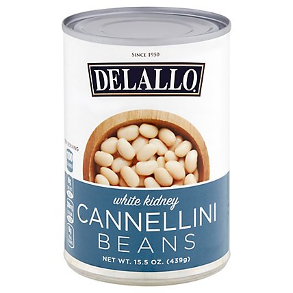DeLallo Beans Cannellini - 15.5 Oz - Image 3