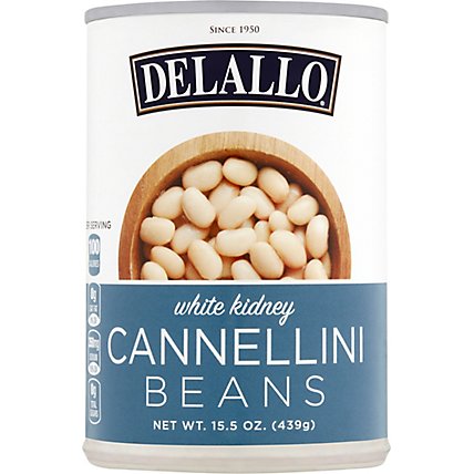 DeLallo Beans Cannellini - 15.5 Oz - Image 2