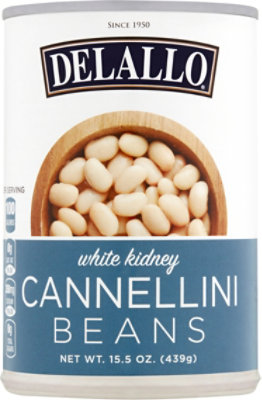 DeLallo Beans Cannellini - 15.5 Oz - Image 2