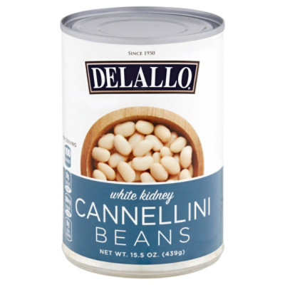 DeLallo Beans Cannellini - 15.5 Oz - Image 1