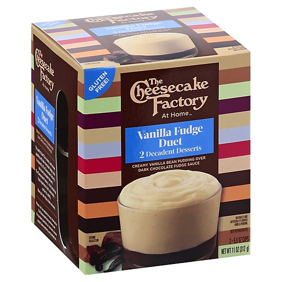 The Cheesecake Factory Vanilla Fudge Duet Dessert - 11 Oz