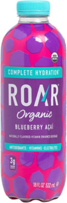 ROAR Organic Electrolyte Infusions Blueberry Acai - 18 Fl. Oz. - Image 2