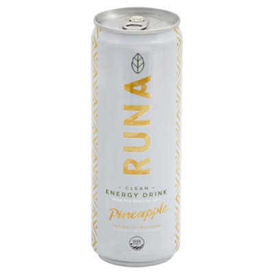 Runa Energy Drink Clean Pineapple - 12 Fl. Oz. - Image 1