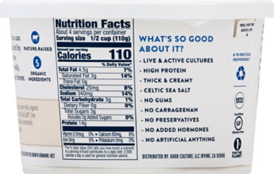 Good Culture Cottage Cheese Organic Whole Milk Classic - 16 Oz - Image 6