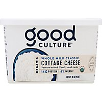 Good Culture Cottage Cheese Organic Whole Milk Classic - 16 Oz