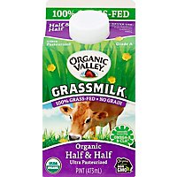 Organic Valley Grassmilk Half & Half Organic 1 Pint - 473 Ml - Image 2