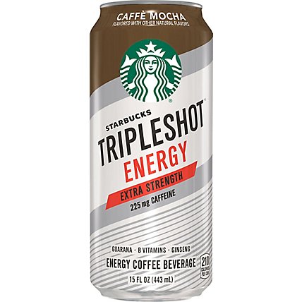 Starbucks Tripleshot Energy Coffee Beverage Extra Strength Caffe Mocha - 15 Fl. Oz. - Image 2