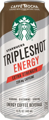 Starbucks Tripleshot Energy Coffee Beverage Extra Strength Caffe Mocha - 15 Fl. Oz. - Image 2