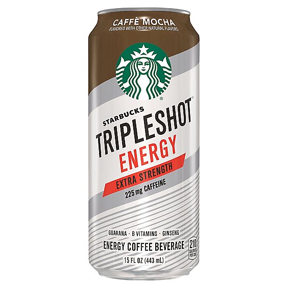 Starbucks Tripleshot Energy Coffee Beverage Extra Strength Caffe Mocha - 15 Fl. Oz.