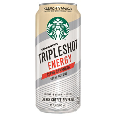 Starbucks Tripleshot Energy Coffee Beverage Extra Strength French Vanilla - 15 Fl. Oz. - Image 1