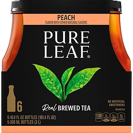Pure Leaf Tea Brewed Peach - 6-16.9 Fl. Oz. - Image 2
