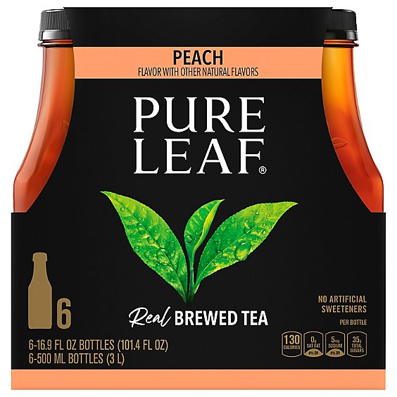 Pure Leaf Tea Brewed Peach - 6-16.9 Fl. Oz.