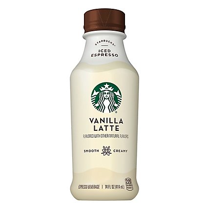 Starbucks Iced Espresso Vanilla Latte - 14 Fl. Oz. - Image 1