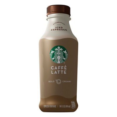 Starbucks Coffee - ゆぅ Starbucks Iced Espresso Caffe Latte - 14 Fl. Oz. - vons