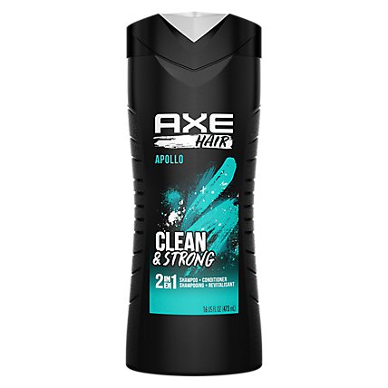 Axe Hair Shampoo + Conditioner 2 in 1 Apollo - 16 Fl. Oz. - Image 2