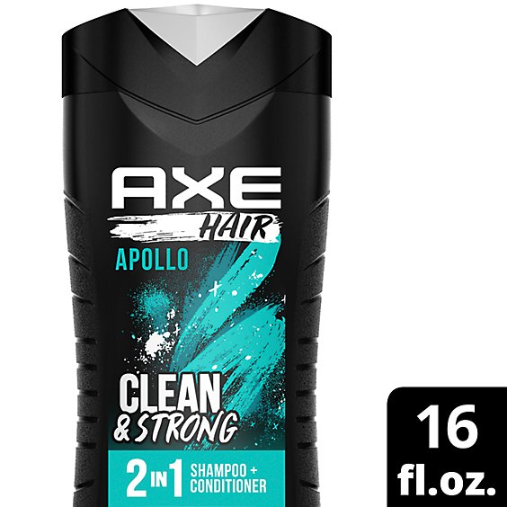 Axe Hair Shampoo + Conditioner 2 in 1 Apollo - 16 Fl. Oz.
