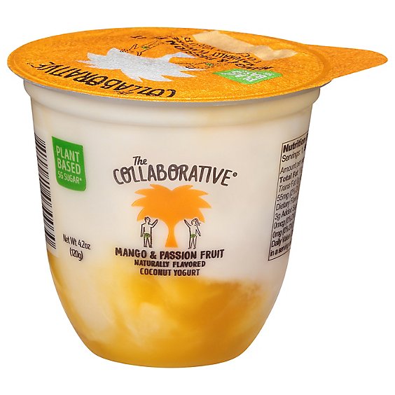 The Coconut Collaborative Yogurt Alternative Dairy Free Mango Passionfruit - 4.2 Oz