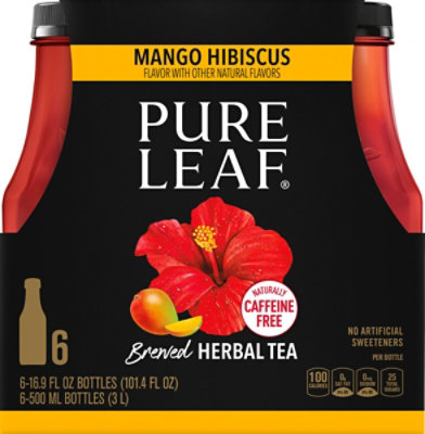 Pure Leaf Tea Brewed Herbal Mango Hibiscus - 6-16.9 Fl. Oz. - Image 2