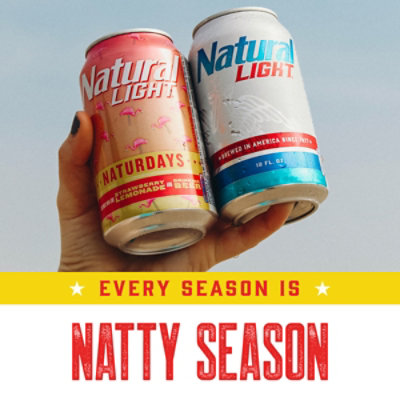 Natural Light Naturdays Light Beer Cans - 30-12 Fl. Oz. - Image 3