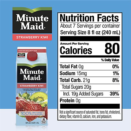 Minute Maid Premium Fruit Drink Strawberry Kiwi - 59 Fl. Oz. - Image 4