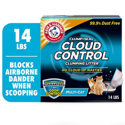 ARM & HAMMER Cloud Control Multi Cat Clumping Cat Litter With Hypoallergenic Light Scent - 14 Lb - Image 1