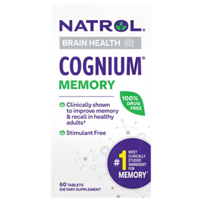 Natrol Cognium Tablets Brain Health - 60 Count - Image 3