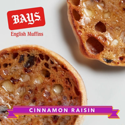 Bays Cinnamon Raisin English Muffins - 13 Oz - Image 2