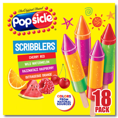 Popsicle Ice Pops Scribblers 18 Count - 21.6 Fl. Oz. - Image 2