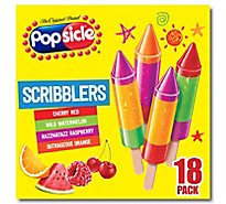 Popsicle Ice Pops Scribblers 18 Count - 21.6 Fl. Oz.